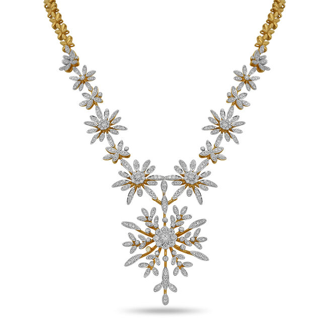 Floral Fantasy Diamond Necklace Set 2