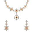 Geometric Floral Diamond Set 