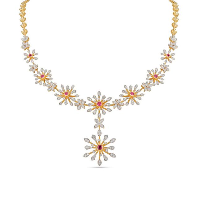 Geometric Floral Diamond Set 2