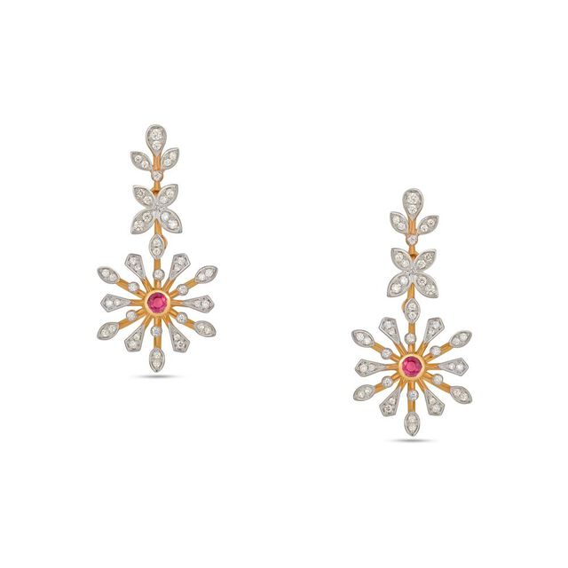 Geometric Floral Diamond Set 5