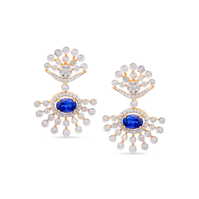 Tanishq 18 Karat Diamond Necklace Set for Women 3
