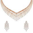 Cascading Diamond Gold Necklace 