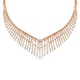 Cascading Diamond Gold Necklace 2