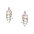 Cascading Diamond Gold Necklace 4
