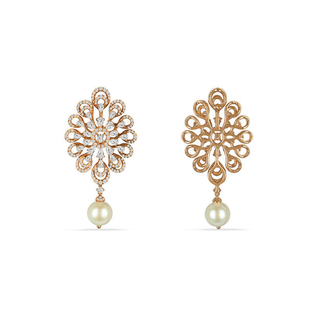 Tanishq 18KT Diamond Drop Earrings for Women