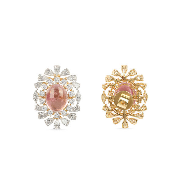 Tanishq 18KT Diamond Stud Earrings for Women 4