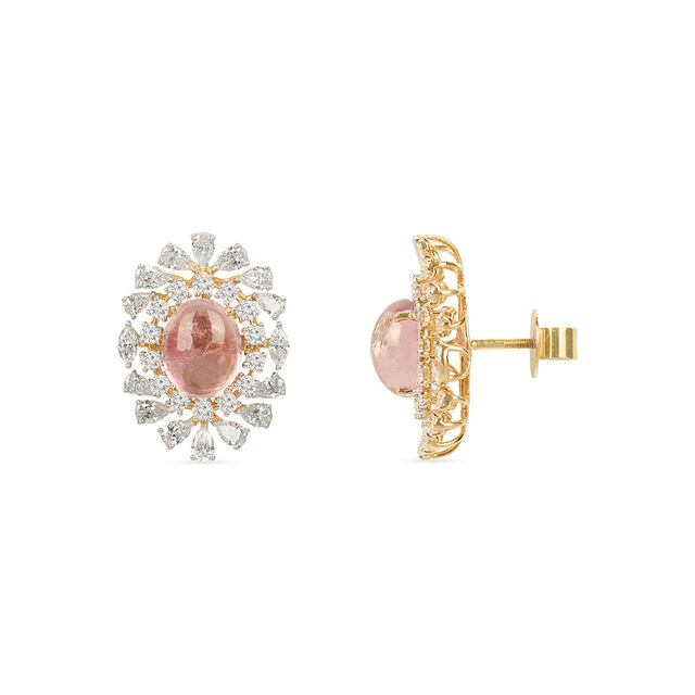 Tanishq 18KT Diamond Stud Earrings for Women 5