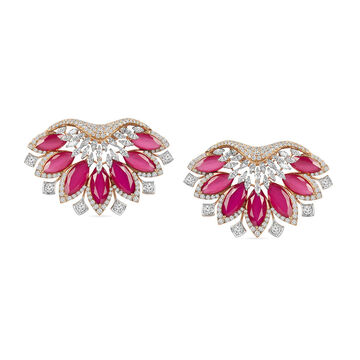 Tanishq 18KT Diamond Stud Earrings for Women