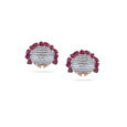 Fan Shaped Symphony Earrings,,hi-res 