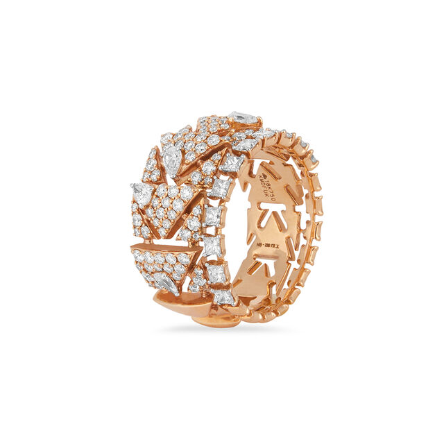 Tanishq 18KT Diamond Finger Ring for Women 2