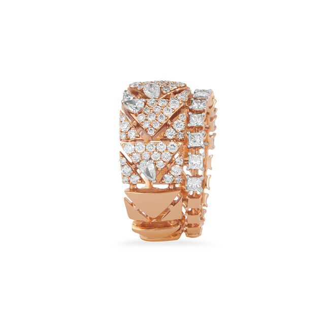 Tanishq 18KT Diamond Finger Ring for Women 4