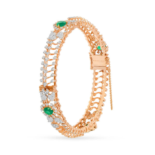 Tanishq 18KT Diamond Bangle for Women 3