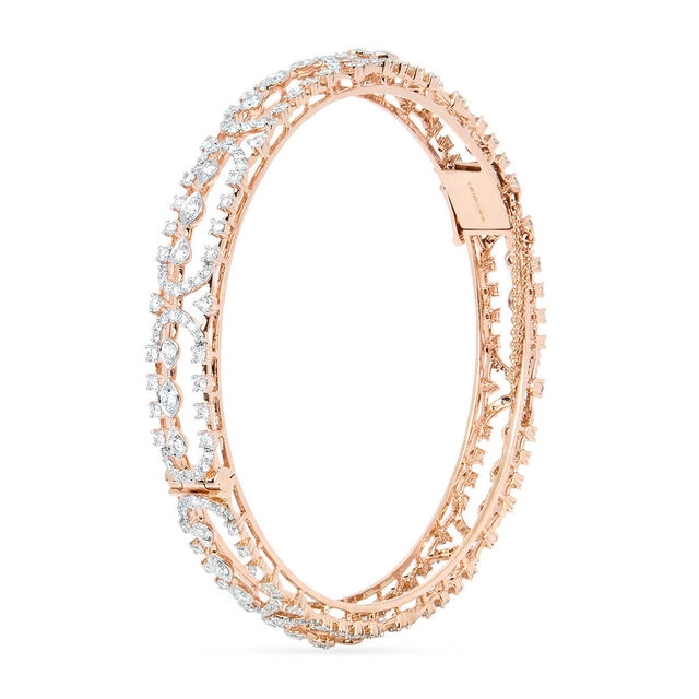 Tanishq 18KT Diamond Bangle for Women 3