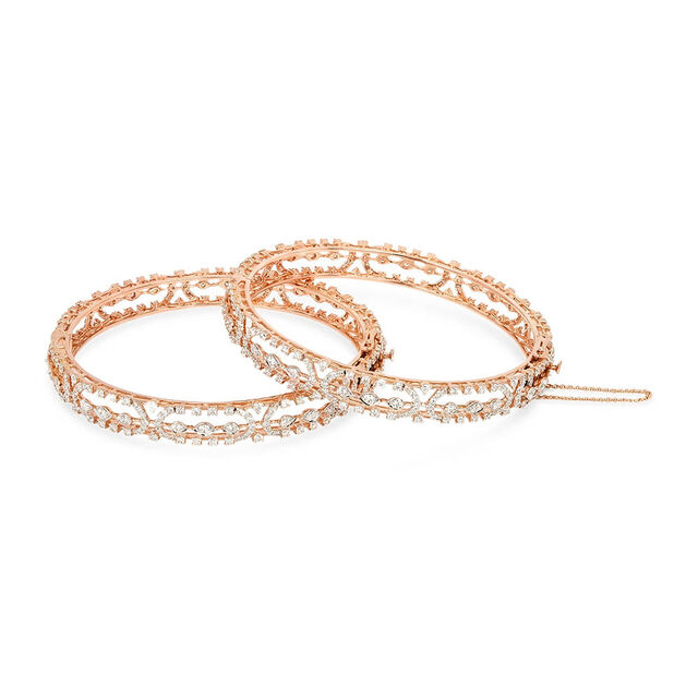 Tanishq 18KT Diamond Bangle for Women 6