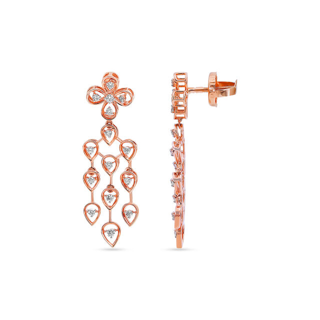 Tanishq 18KT Diamond Necklace Set for Women 4