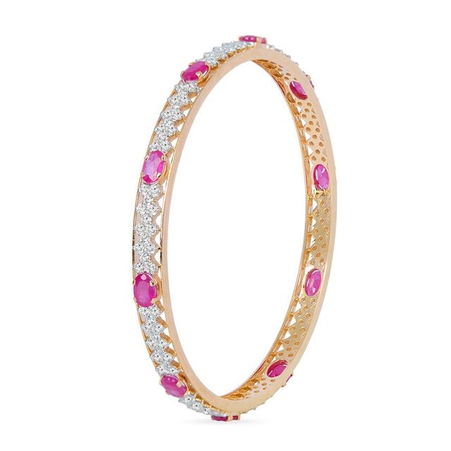 Tanishq 18KT  Gold Bangle for Women 2