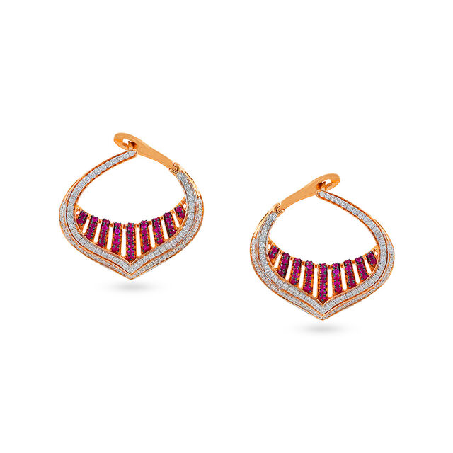 Elegant Arc Motif Ensemble Necklace Set 2