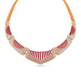 Elegant Arc Motif Ensemble Necklace Set 3