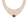 Tanishq 18 Karat Diamond Necklace Set for Women 2