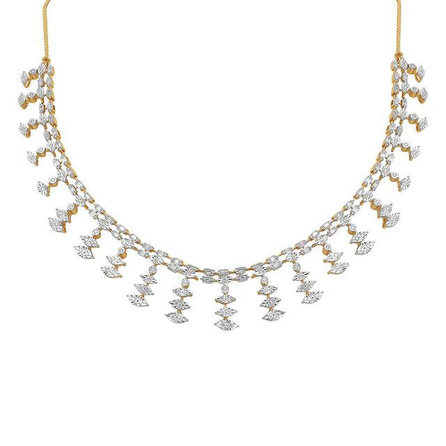 Tanishq 18KT Diamond Necklace for Women 