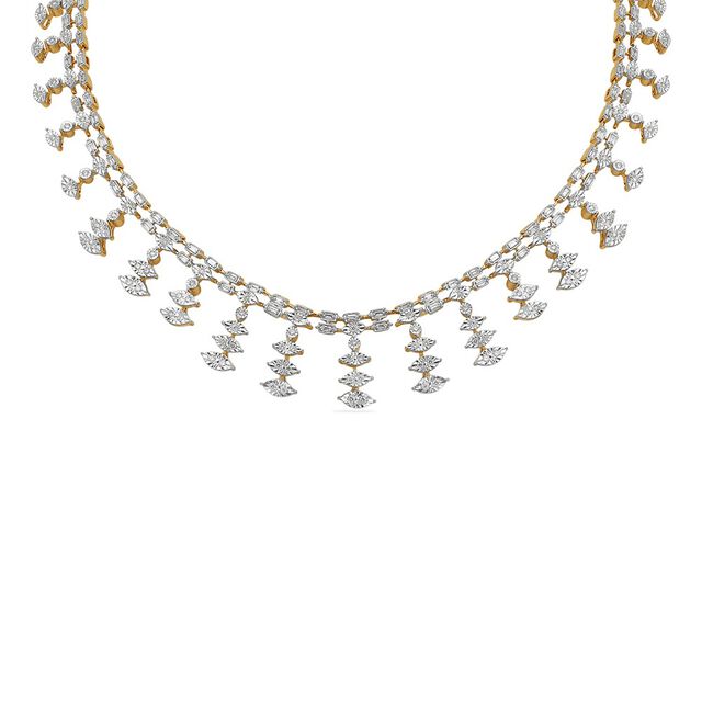 Tanishq 18KT Diamond Necklace for Women 2