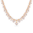 Tanishq 18 Karat Diamond Necklace Set for Women 