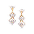 Tanishq 18 Karat Diamond Necklace Set for Women 3