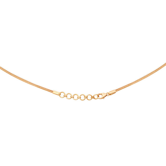 Tanishq 18 Karat Diamond Necklace Set for Women 5