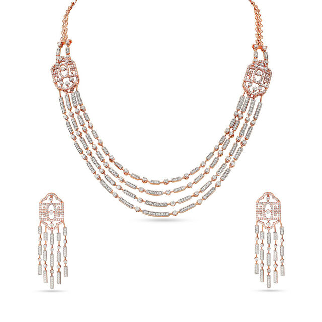 Luminous Layered Necklace Set 