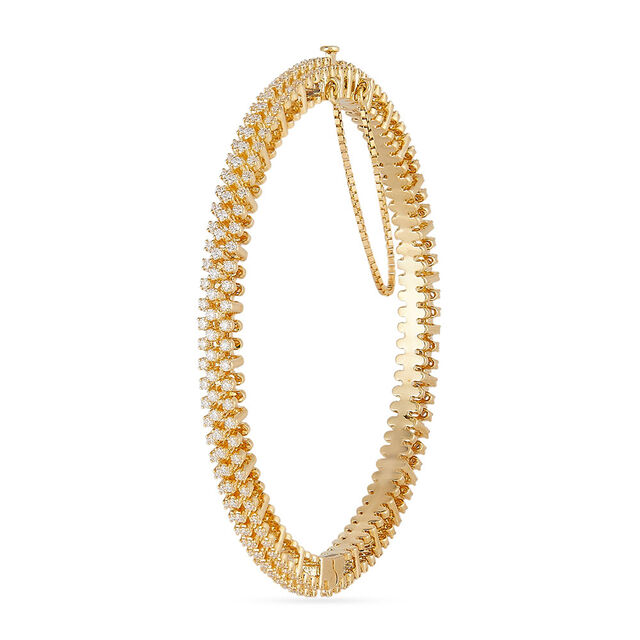 Tanishq 18KT Diamond Bangle for Women 2