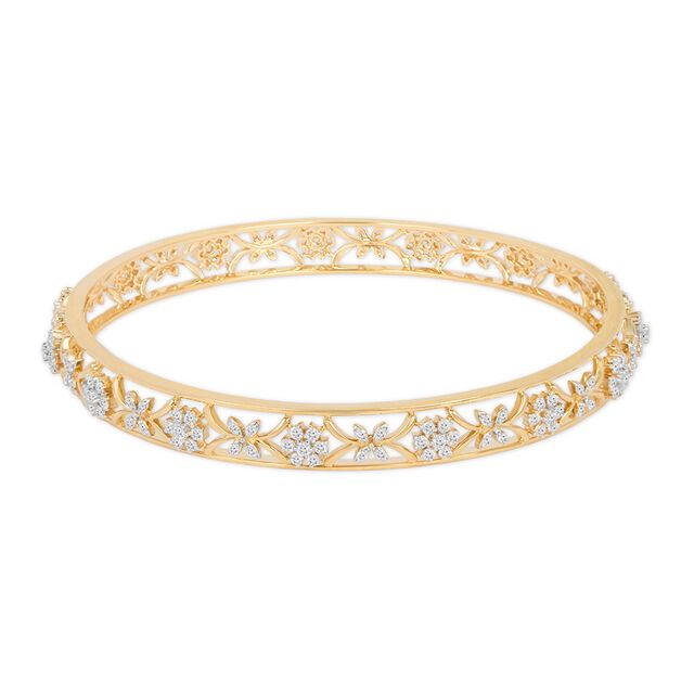 Tanishq 18KT Diamond Bangle for Women 