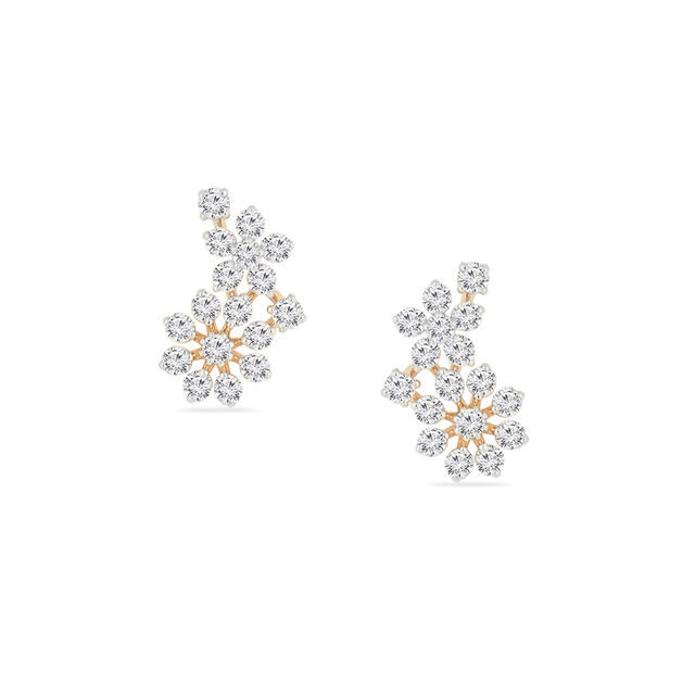 Tanishq 18KT Diamond Neckwear with Earrings for Women 5