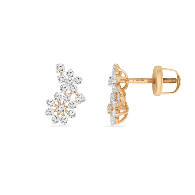 Tanishq 18KT Diamond Neckwear with Earrings for Women 6