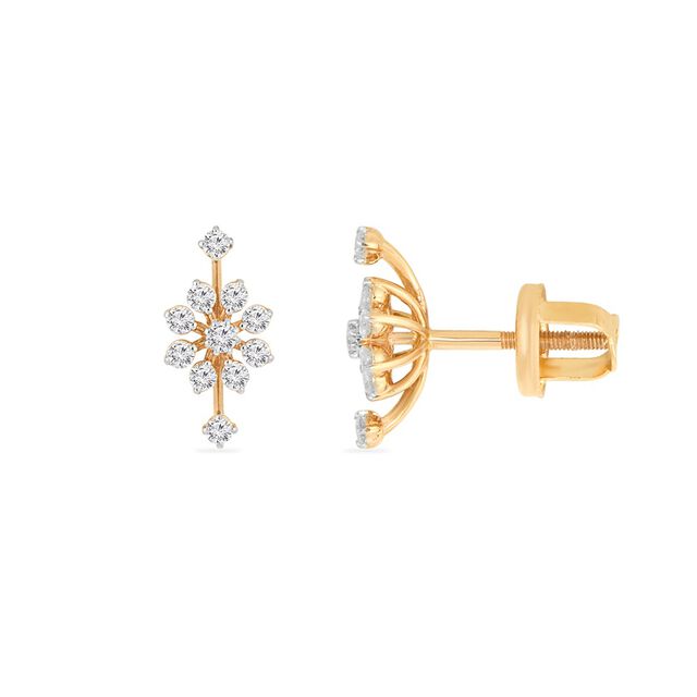 Tanishq 18KT Diamond Neckwear with Earrings for Women 6
