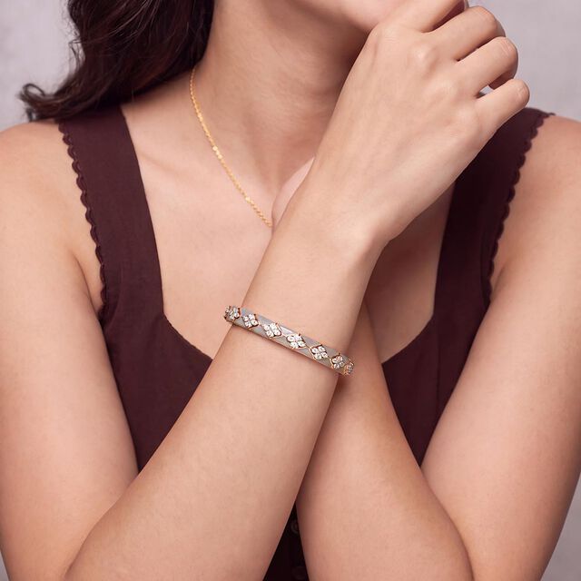 Tanishq 18KT Diamond Bangle for Women 3