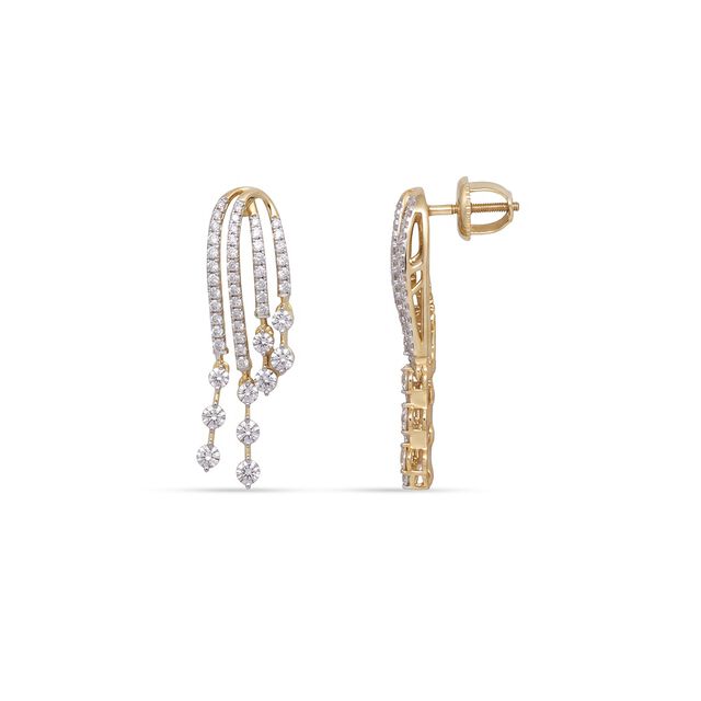 Tanishq 18KT Diamond Necklace Set 4