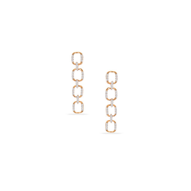 Tanishq 18KT Diamond Neckwear with Earring for Women 5