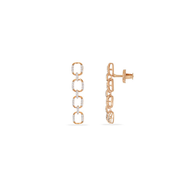 Tanishq 18KT Diamond Neckwear with Earring for Women 6
