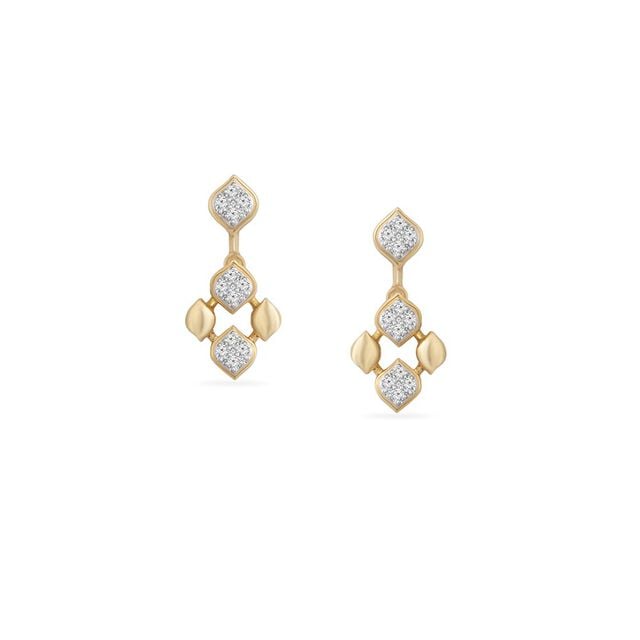 Tanishq 18KT Diamond Necklace Set 4