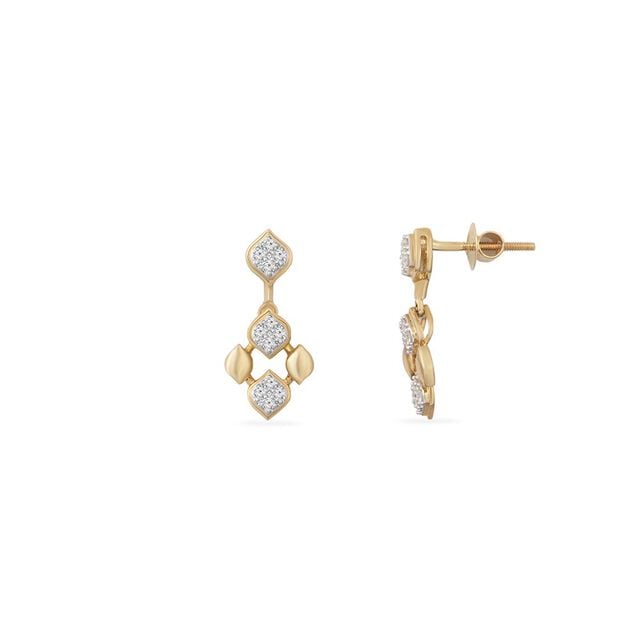 Tanishq 18KT Diamond Necklace Set 5