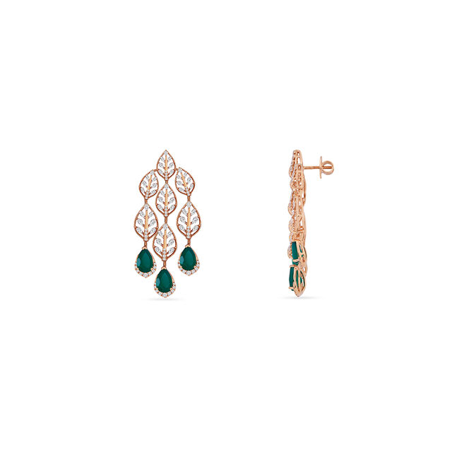 Tanishq 18KT Diamond Necklace Set for Women 4