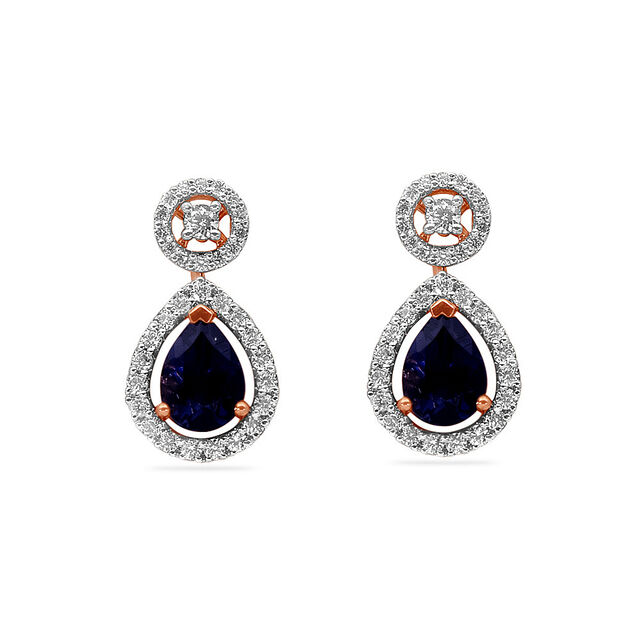 Tanishq 18 Karat Diamond Necklace Set for Women 5