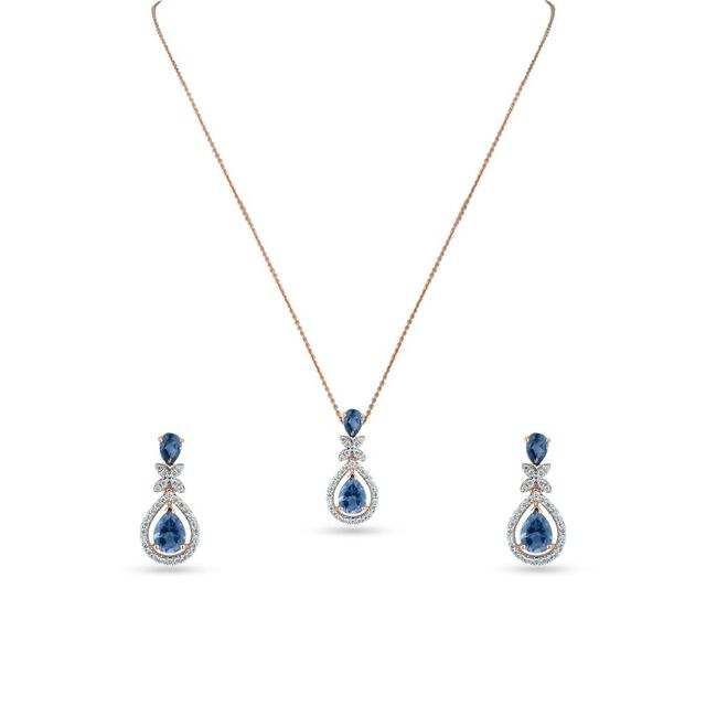 Celestial Drop Necklace Set 