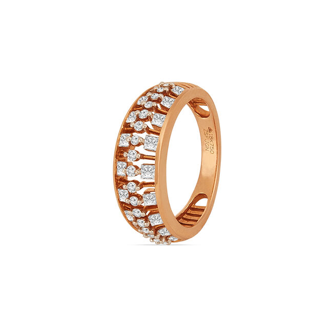 Tanishq 18KT Diamond Finger Ring for Women 2