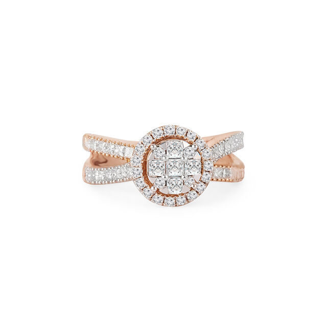 Tanishq 18KT Diamond Finger Ring for Women 