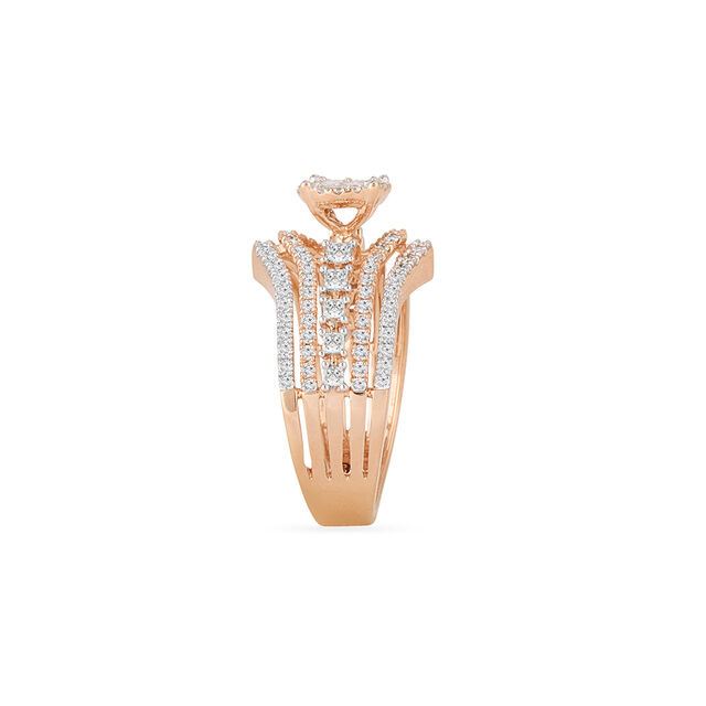 Tanishq 18KT Diamond Finger Ring for Women 2