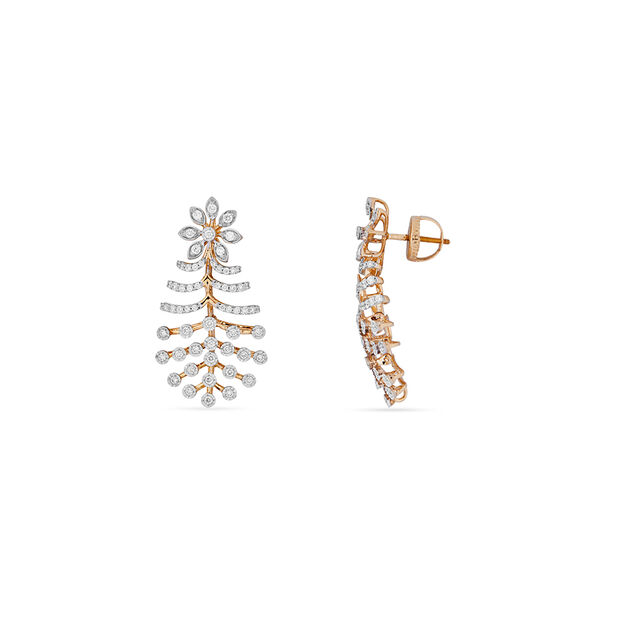 Tanishq 18KT Diamond Necklace Set for Women 4