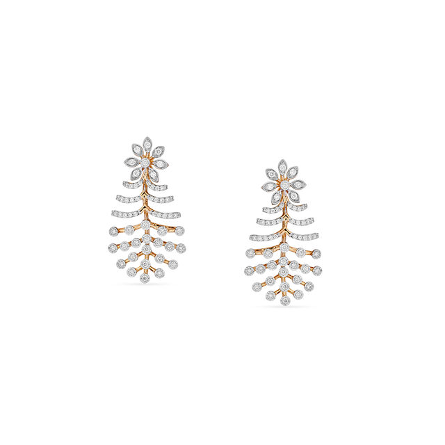 Tanishq 18KT Diamond Necklace Set for Women 5