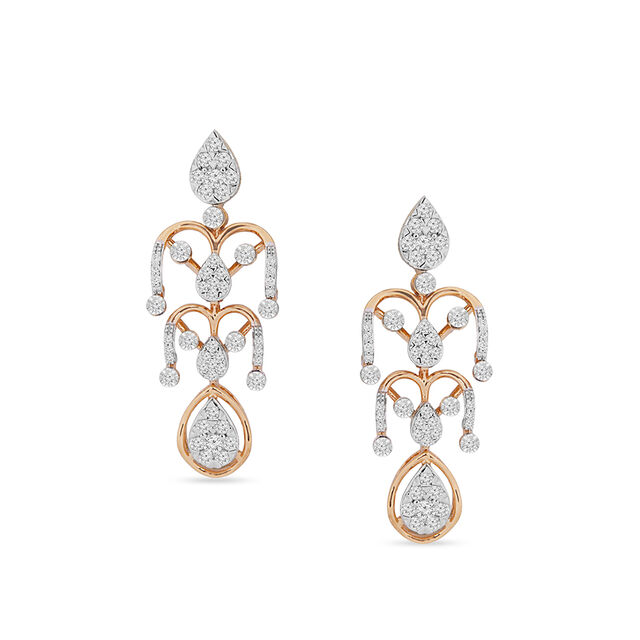 Tanishq 18KT Diamond Necklace Set for Women 4
