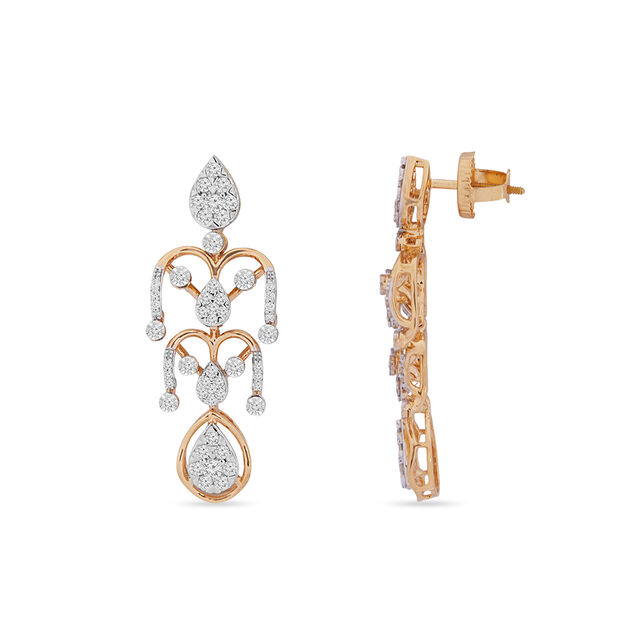 Tanishq 18KT Diamond Necklace Set for Women 5